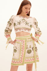 Baja Wrap Mini Skirt