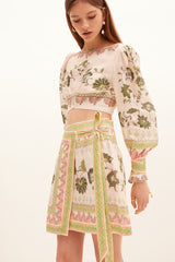 Baja Wrap Mini Skirt