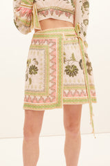 Baja Wrap Mini Skirt