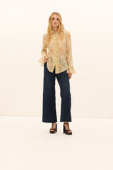 Fiordaliso Frill Blouse