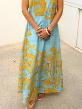 Luffa Bead Scoop Dress