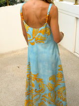 Luffa Bead Scoop Dress