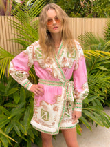 Ochna Fringe Wrap Mini