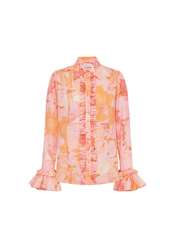 Ethelinda Frill Blouse