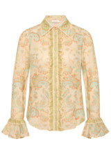 Fiordaliso Frill Blouse