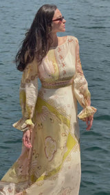 Gigaro Waist Tie Dress