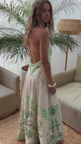 Ochna Halter Scoop Dress
