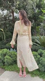 Fiordaliso Squared Skirt