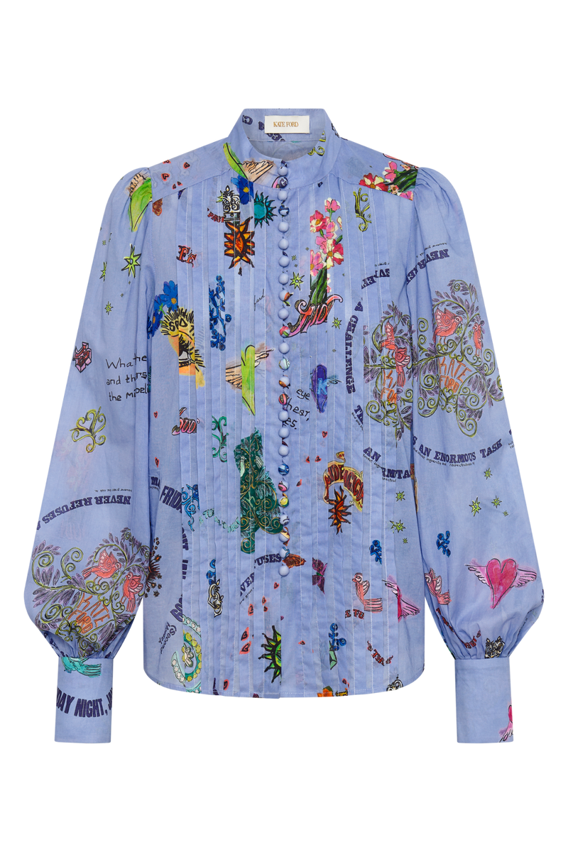 Caracus Buttoned Blouse