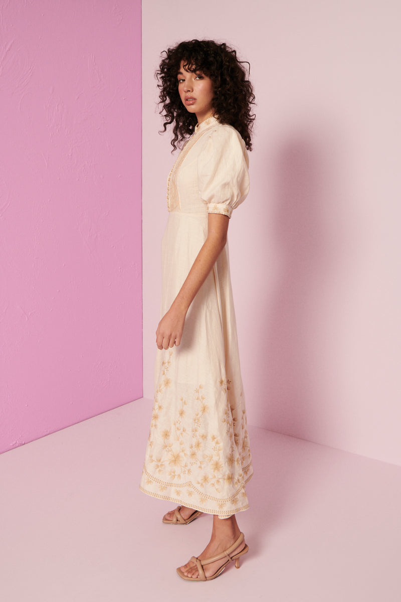 Casuarina Embroidered Gown